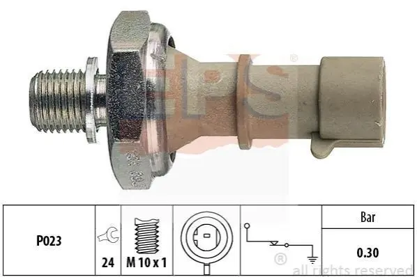 Датчик тиску масла Opel Astra H 1.6 04- EPS 1.800.162 (фото 1)
