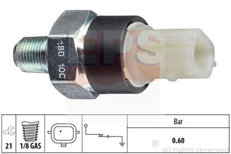 Датчик давления масла Dacia Dokker 1.6 15-/Duster 1.6SCe 17- /MB A (W177) 18-/Renault Clio IV 1.6RS 13- EPS 1.800.180