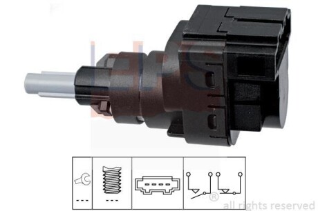 Перемикач сигналу гальма Audi A3 03-/Skoda Fabia/Octavia/VW Caddy III/Golf V EPS 1.810.228