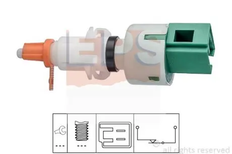 Датчик стоп-сигналу Citroen Nemo 1.4 08- /Fiat Fiorino 1.3D/1.4 07- /Peugeot Bipper 1.4/1.4HDi 08- EPS 1.810.249