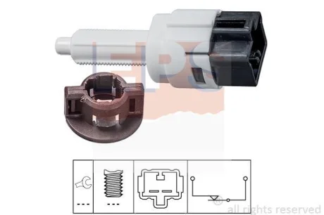 Датчик педалі гальма Mitsubishi Lancer 1.3-2.0 03-13/Pajero 2.5-3.2D 00- EPS 1.810.281