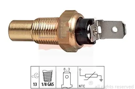 Датчик температури охолоджуючої рідини Mazda/Mitsubishi/Toyota/Kia/Opel EPS 1.830.080