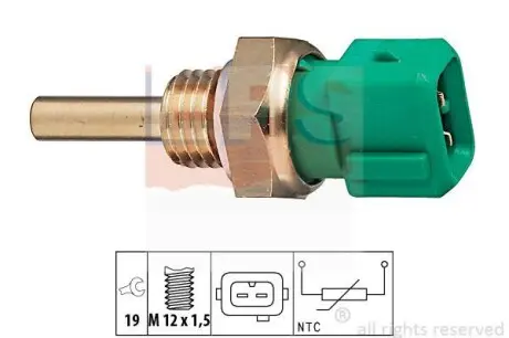 Датчик температури ох.рідини Mazda 323/626 1,3-1,8 85-94 EPS 1.830.211
