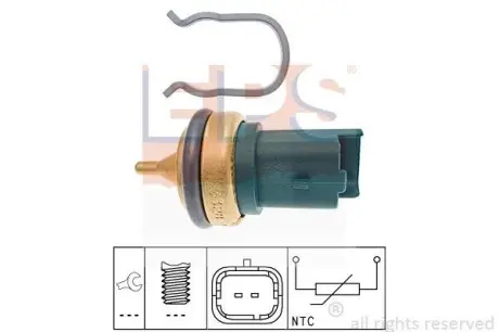 Датчик температуры охол.жидкости Citroen Berlingo 1.6 08-/Peugeot 206/207/308 1.4-1.6 07- EPS 1.830.328