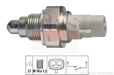 Датчик задний хода Toyota Auris, Avensis, Camry, Carina, Corolla, Hilux, Land Cruiser, RAV 4, Yaris EPS 1.860.111