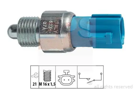 Датчик заднего хода (на замыкание) Nissan Almera, Micra, Primera, X-Trail/Renault Megane II, Scenic II -07 EPS 1.860.231
