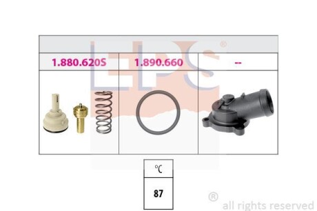 Термостат VAG 1.6FSI 04- EPS 1.880.621K