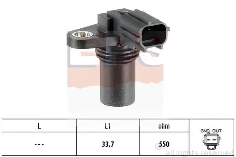 Датчик положения распределительного вала Ford Mondeo III 1.8 16V-2.0 16V TDCi 11.00- EPS 1.953.281