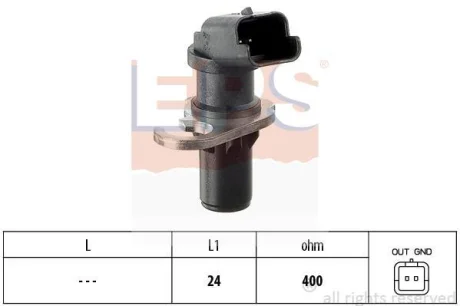 Датчик положення колінвала Citroen Berlingo/Peugeot Partner 1.6i 00- EPS 1.953.305