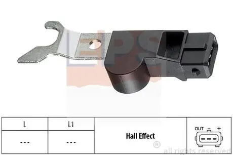 Датчик положення розподільчого валу Chevrolet Captiva (C100, C140) 2.4 06.06-, Epica (Kl1_) 2.0 01.05- EPS 1.953.313