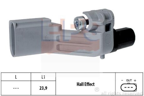 Датчик к/вала Audi A4 04-/VW Caddy/Golf V 07- (BDJ, BJB, BCA, BSU, BLS, BST, BUD, BMM) EPS 1.953.464 (фото 1)