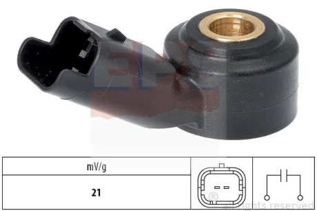Датчик детонації Citroen Berlingo/Peugeot Partner 1.6 VTi 09- EPS 1.957.138