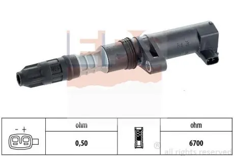 Катушка зажигания Renault Clio/Laguna/Megane/Trafic 1.4-2.0 16V 99- EPS 1.970.432