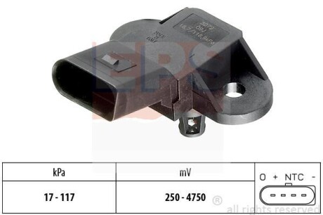 Датчик вакуума VAG 1.0-2.0 FSI 11.95- EPS 1.993.072 (фото 1)