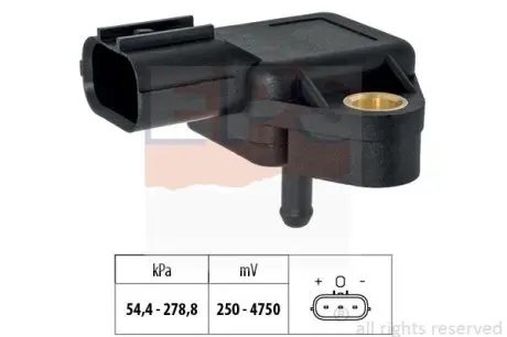 Датчик давления воздушной системы Mitsubishi Pajero 3.2D 07- EPS 1.993.396