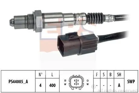 Лямбда-зонд (400мм) Hyundai i20 1.2 08-15 / Kia Rio 1.2 11-17 EPS 1.998.254