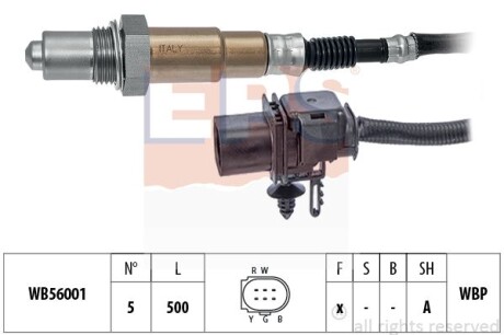 Лямбда-зонд Citroen Jumper/Peugeot Boxer 2.2 HDi 11- EPS 1.998.406