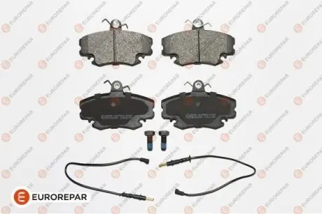Колодки тормозные дисковые, комплект EUROREPAR 1617250880