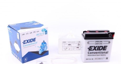 Стартерна батарея (акумулятор) EXIDE 6N11A-1B