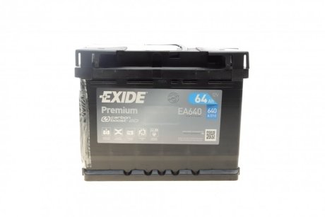 Стартерная батарея (аккумулятор) EXIDE EA640