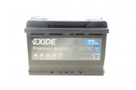 Стартерная батарея (аккумулятор) EXIDE EA770