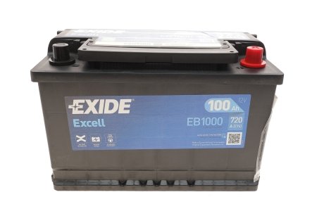 Стартерная батарея (аккумулятор) EXIDE EB1000