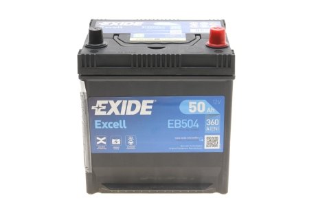 Стартерная батарея (аккумулятор) EXIDE EB504