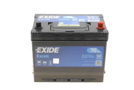 Стартерная батарея (аккумулятор) EXIDE EB704