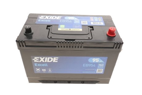 Стартерна батарея (акумулятор) EXIDE EB954