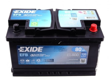 Стартерная батарея (аккумулятор) EXIDE EL800