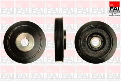 Шків колінвала Citroen/Fiat/Peugeot 1.9D/2.0HD 98- FAI AUTOPARTS FVD1007 (фото 1)