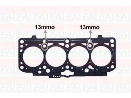 Прокладка Г/Б Audi/VW 1.9SDI/TDI AHF/AGR MLS MOT- 2! 1.63MM FAI AUTOPARTS HG1011A