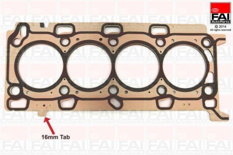 Прокладка ГБЦ Renault Koleos, Traffic II, Laguna III, Megane III 2.0 dCi 05- FAI AUTOPARTS HG1770