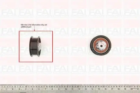 Ролик ремня приводного VW Polo 1,7-1,9D/SDI 10/94- Lupo 1,7 FAI AUTOPARTS T9493