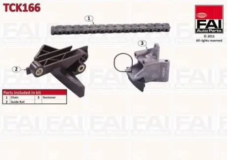 Комплект ланцюга ГРМ (без ущільнень) FAI AUTOPARTS TCK166