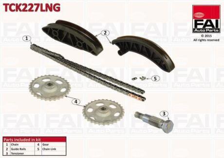 Комлект ланцюга ГРМ FAI AUTOPARTS TCK227LNG