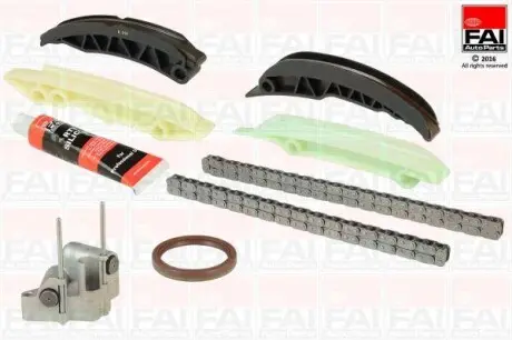 Комплект цепи ГРМ (верх и низ) BMW 1(E81,E87)/3(E46/E90)/5(E60,E61)/7(E65,E66)/X3(E83)/X5(E53) 1.8D/2.0D/3.0D 04-(2 цепи) FAI AUTOPARTS TCK74