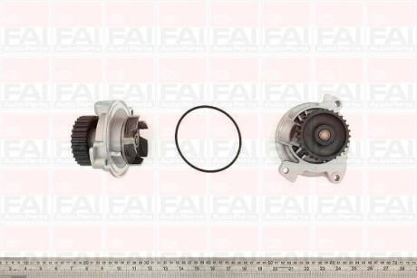 Водяна помпа Audi 100 2,2-2,3 91- FAI AUTOPARTS WP6058