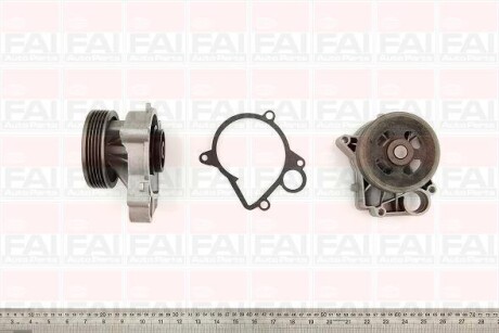 Водяна помпа BMW 318/320 2.0d (E46) 98- FAI AUTOPARTS WP6231