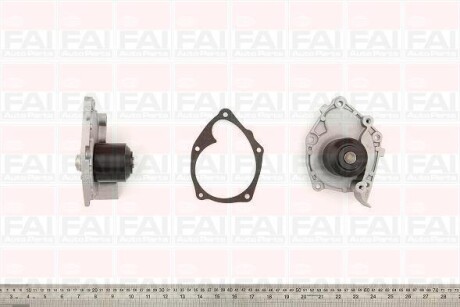 Водяна помпа Renault Scenic, Megane II 1.9dCi 11.02- FAI AUTOPARTS WP6386