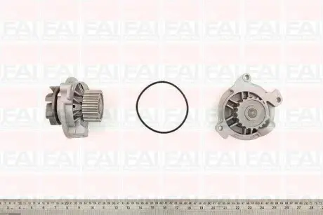 Водяна помпа VAG 2.5I, 2.5TDI 94- FAI AUTOPARTS WP6408