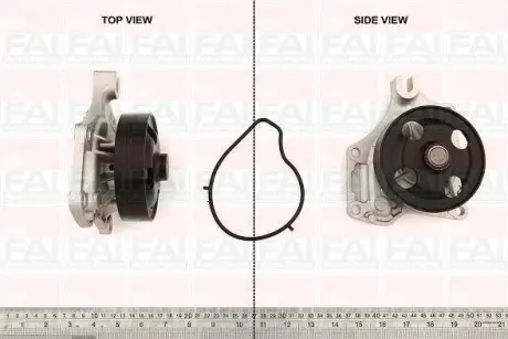 Водяной насос Mazda 2, 3 1.3/1.4/1.6 10.03- FAI AUTOPARTS WP6473
