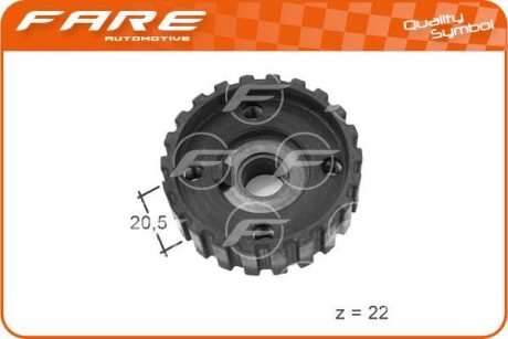 Шестерня колiнчастого валу Fare 10569