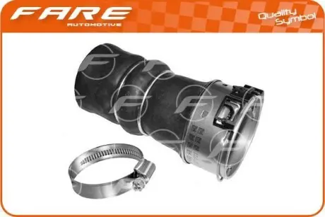 Патрубок интеркулера с зажимами Fare 14918