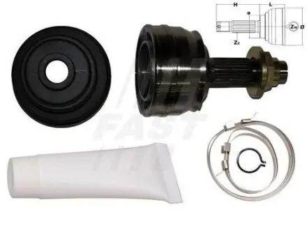 Шрус Fiat Punto 93 Зовнішній 55/60/75 FAST FT25004K