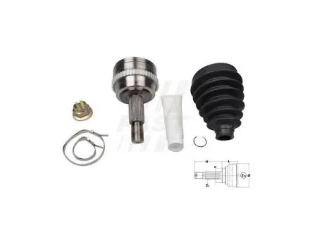 ШРУС Renault Master 98 Зовн 2.5/3.0 FAST FT25092K