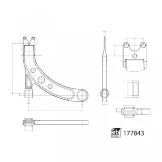 Ричаг пiдвiски FEBI BILSTEIN 177843