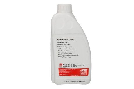 Олива центрального гідроагрегату LHM Plus 1L (PSA B71 2710/LHM Plus) FEBI BILSTEIN 24704