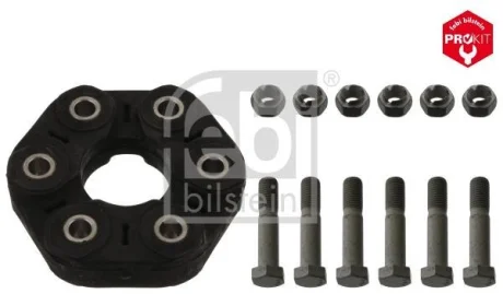 Муфта кардана еластична (спереду) BMW 3/4/5/7/X1/X3/X4/X5/X6 00- (К-кт) FEBI BILSTEIN 43466