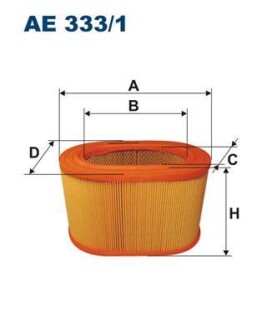 Фiльтр повiтряний FILTRON AE3331